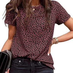 NWT Casual Polka Dot Top
